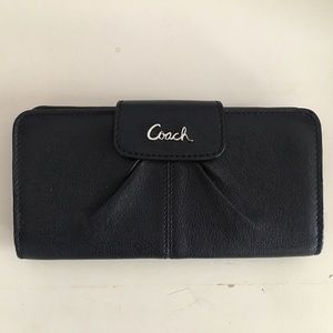 Coach Black Leather Wallet